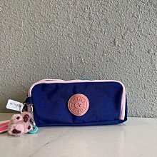 Kipling 猴子包 K13564 霾霧藍 輕量 筆袋 收納包 化妝包 多夾層 防水 限量 預購 歷史價格詳細信息