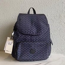 KIPLING 後背包 K15635 亞麻黑 輕量 多夾層 時尚 雙肩後背包 兩側有口袋 預購 歷史價格詳細信息