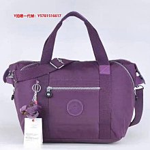 代購Kipling KI3152 K15371 深藍潑墨 猴子包 多夾層輕量肩背手提斜背多用包 背面可插行李箱 輕便 耐 歷史價格詳細信息