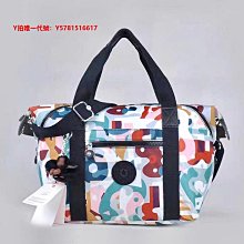 代購Kipling KI3152 K15371 深藍潑墨 猴子包 多夾層輕量肩背手提斜背多用包 背面可插行李箱 輕便 耐 歷史價格詳細信息