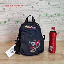 代購Kipling KI3152 K15371 深藍潑墨 猴子包 多夾層輕量肩背手提斜背多用包 背面可插行李箱 輕便 耐 歷史價格詳細信息