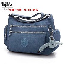 現貨 Kipling 猴子包  K132127 灰藍 牛仔藍 多夾層拉鍊款輕量斜背包肩背包 大容量 旅遊 防水 限時優惠 歷史價格詳細信息