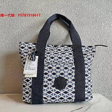 Kipling 猴子包 藍色幾何圖 多用肩背斜背輕量雙肩後背包 中小號 防水 限時優惠 歷史價格詳細信息