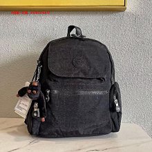 Kipling 猴子包 黑色 中款 附掛繩輕便三夾層拉鍊 輕量錢包 零錢包 鑰匙包 收納包 手拿包 防水-雙喜生活館 歷史價格詳細信息