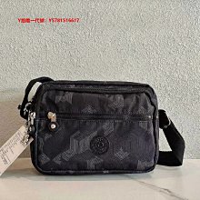 Kipling 猴子包 K15289 深藍彩虹背帶 斜背 肩背 保溫袋餐包  防水 限量-雙喜生活館 歷史價格詳細信息