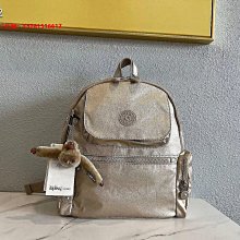 代購Kipling 金屬紫 BP3872 K15210 猴子包 拉鍊夾層輕量雙肩後背包 防水 中款 限時優惠 明星大牌同 歷史價格詳細信息