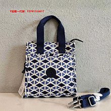 Kipling 猴子包 藍色幾何圖 K12505/K15635 掀蓋拉鏈輕量雙肩後背包 旅行 中號 防水 限時優惠 歷史價格詳細信息