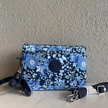 Kipling 猴子包 藍色蛇紋 K12147  掀蓋拉鏈輕量雙肩後背包 旅行 中大號 防水-雙喜生活館 歷史價格詳細信息