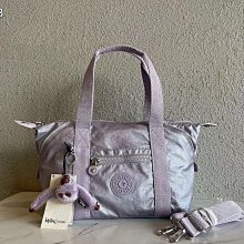 Kipling 猴子包 K01327 K14746 金屬銀灰 輕量肩背 手提 斜背多用包款  防水 數量有限-雙喜生活館 歷史價格詳細信息