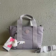 Kipling 猴子包 灰底音階印花 K15410 可變形 輕量肩背 手提 斜背多用包款 小號 限時優惠 防水 數量有限 歷史價格詳細信息