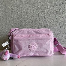 熱銷Kipling 猴子包 粉紫 K12632 多夾層斜背肩背包 兩側有拉鍊口袋 輕量 防水 限量 明星大牌同款包包 歷史價格詳細信息