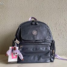熱銷Kipling 猴子包 金屬藍紫 K12505/K15635 掀蓋拉鏈輕量雙肩後背包 旅行 中號 防水 限時優惠 明星大牌同款包包 歷史價格詳細信息