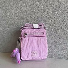 熱銷Kipling 猴子包 K17291 金屬紫 多夾層輕便手機包 隨身包 輕量斜背肩背包 日常 旅遊 限時優惠 明星大牌同款包包 歷史價格詳細信息