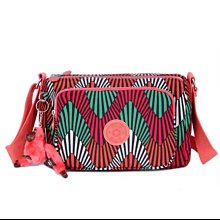 Kipling 猴子包 彩色叢林 多口袋掀蓋拉鍊款輕量雙肩後背包 肩背/手提包 中款  防水-雙喜生活館 歷史價格詳細信息