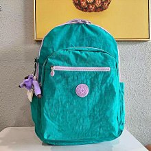 熱銷Kipling 猴子包 K13864 綠拼粉紫 拉鍊款輕量雙肩後背包 獨立電腦夾層 加大款 大容量 多夾層 限時優惠 防水 明星大牌同款包包 價格比較,價格查詢,歷史價格詳細信息