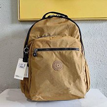 熱銷Kipling 猴子包 K21305 黃色方點 拉鍊款輕量雙肩後背包 大款 限時優惠 防水 明星大牌同款包包 歷史價格詳細信息