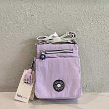 熱銷Kipling 猴子包 粉紫 K12632 多夾層斜背肩背包 兩側有拉鍊口袋 輕量 防水 限量 明星大牌同款包包 歷史價格詳細信息