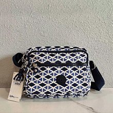 Kipling 猴子包 K15289 深藍彩虹背帶 斜背 肩背 保溫袋餐包  防水 限量-雙喜生活館 歷史價格詳細信息