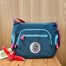 熱銷Kipling K15363 猴子包 黑色 多夾層斜背肩背包 兩側有拉鍊口袋 輕量 防水 限量 明星大牌同款包包 歷史價格詳細信息