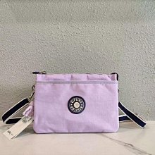 熱銷Kipling 猴子包 粉紫 K12632 多夾層斜背肩背包 兩側有拉鍊口袋 輕量 防水 限量 明星大牌同款包包 歷史價格詳細信息