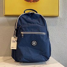 熱銷Kipling 猴子包 K21305 藍印花 拉鍊款輕量雙肩後背包 大款 限時優惠 防水 明星大牌同款包包 歷史價格詳細信息