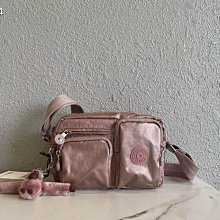 熱銷Kipling 猴子包 玫瑰金 金屬粉 K70109 拉鍊手掛包 零錢包 長夾 手拿包 鈔票/零錢/卡包 輕便多夾層 防水 限量 明星大牌同款包包 歷史價格詳細信息