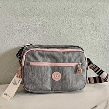 Kipling 猴子包 K15289 深藍彩虹背帶 斜背 肩背 保溫袋餐包  防水 限量-雙喜生活館 歷史價格詳細信息