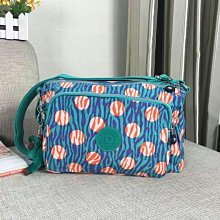 熱銷Kipling 猴子包 K12969 綠波紋 輕量輕便多夾層 斜背肩背包 防水 限時優惠 明星大牌同款包包 歷史價格詳細信息