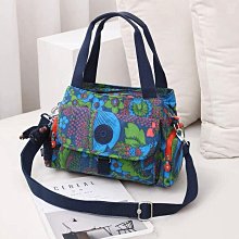 熱銷Kipling 猴子包 KI4189 彩色條紋花卉 多夾層拉鏈手提斜背肩背包 兩側有口袋 防水 限時優惠 限量 明星大牌同款包包 歷史價格詳細信息