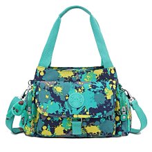 熱銷Kipling 猴子包 KI4189 彩色條紋花卉 多夾層拉鏈手提斜背肩背包 兩側有口袋 防水 限時優惠 限量 明星大牌同款包包 歷史價格詳細信息