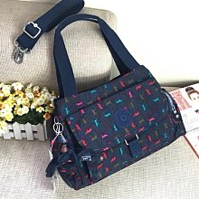 熱銷Kipling 猴子包 KI4189 彩色條紋花卉 多夾層拉鏈手提斜背肩背包 兩側有口袋 防水 限時優惠 限量 明星大牌同款包包 歷史價格詳細信息