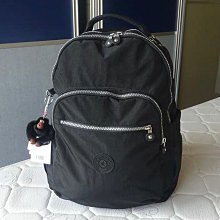 熱銷Kipling 猴子包 黑色 流蘇款 K12505/K15635 掀蓋拉鏈輕量雙肩後背包 旅行 中號 防水 限時優惠 明星大牌同款包包 歷史價格詳細信息