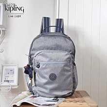 Kipling 猴子包 K21305 灰色拼彩虹 拉鍊款 輕量 雙肩後背包 兩旁可收納 預購 歷史價格詳細信息