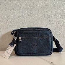 Kipling 猴子包 K15289 深藍彩虹背帶 斜背 肩背 保溫袋餐包  防水 限量-雙喜生活館 歷史價格詳細信息