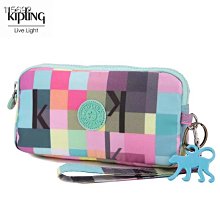 熱銷Kipling 猴子包 K70109 藍灰優雅 拉鍊手掛包 零錢包 長夾 手拿包 鈔票/零錢/卡包 輕便多夾層 防水 限量 明星大牌同款包包 歷史價格詳細信息