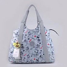 Kipling 猴子包 灰底音階印花 K15410 可變形 輕量肩背 手提 斜背多用包款 小號 限時優惠 防水 數量有限 歷史價格詳細信息