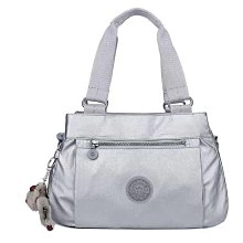 熱銷Kipling 猴子包 金屬銀 K924 魔鬼氈掀蓋式輕量多夾層斜背肩背包 大容量 耐磨 防水 旅行 日常 限量 明星大牌同款包包 歷史價格詳細信息