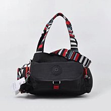 Kipling 猴子包 亞麻黑 K13405 可變形款休閒輕量防水肩背手提包 旅行包 大款 可插行李箱 歷史價格詳細信息