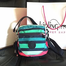 Kipling 猴子包 K20268 黃底竹葉 拉鍊款輕量斜背肩背包 輕便 防水-雙喜生活館 歷史價格詳細信息
