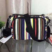 熱銷Kipling 猴子包 K12969 綠波紋 輕量輕便多夾層 斜背肩背包 防水 限時優惠 明星大牌同款包包 歷史價格詳細信息