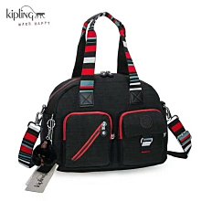 Kipling 猴子包 亞麻黑 K13405 可變形款休閒輕量防水肩背手提包 旅行包 大款 可插行李箱 歷史價格詳細信息
