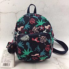 Kipling 猴子包 彩色叢林 多口袋掀蓋拉鍊款輕量雙肩後背包 肩背/手提包 中款  防水-雙喜生活館 歷史價格詳細信息