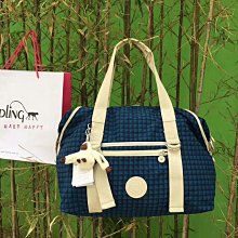 熱銷Kipling  猴子包 藍白條紋 輕便 休閒 斜背肩背側背手提後背多用小款包 限時優惠 明星大牌同款包包 歷史價格詳細信息