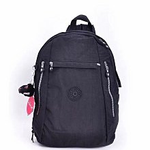 熱銷Kipling 猴子包 黑色 流蘇款 K12505/K15635 掀蓋拉鏈輕量雙肩後背包 旅行 中號 防水 限時優惠 明星大牌同款包包 歷史價格詳細信息