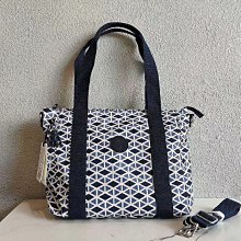 Kipling 猴子包 藍色幾何圖 多用肩背斜背輕量雙肩後背包 中小號 防水 限時優惠 歷史價格詳細信息