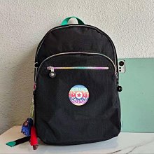 熱銷Kipling 猴子包 黑色 流蘇款 K12505/K15635 掀蓋拉鏈輕量雙肩後背包 旅行 中號 防水 限時優惠 明星大牌同款包包 歷史價格詳細信息