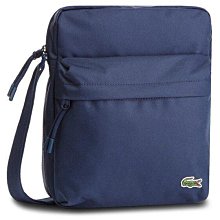 Lacoste 深藍 拉鍊款輕量斜背包 旅行 出遊 防水 隨身包 旅行 日常 限量優惠 歷史價格詳細信息