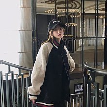 甜美休閒韓妞寬鬆捲毛羊羔毛短款加厚百搭牛仔外套-卡其色-S-XL-20107028 歷史價格詳細信息