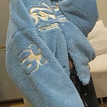 黑色棒球外套 棒球外套女 國潮牌美式復古麥當勞刺繡字母棒球服外套女刷毛加厚秋冬寬鬆夾克 歷史價格詳細信息