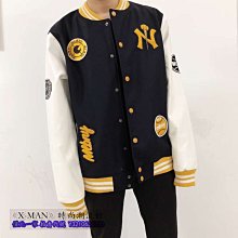 NY棒球服 撞色棒球服 風衣 美式飛行員夾克小香風棒球服夾克外套男女同款百搭情侶衣服休閒短款   開衫衛衣 287617 歷史價格詳細信息